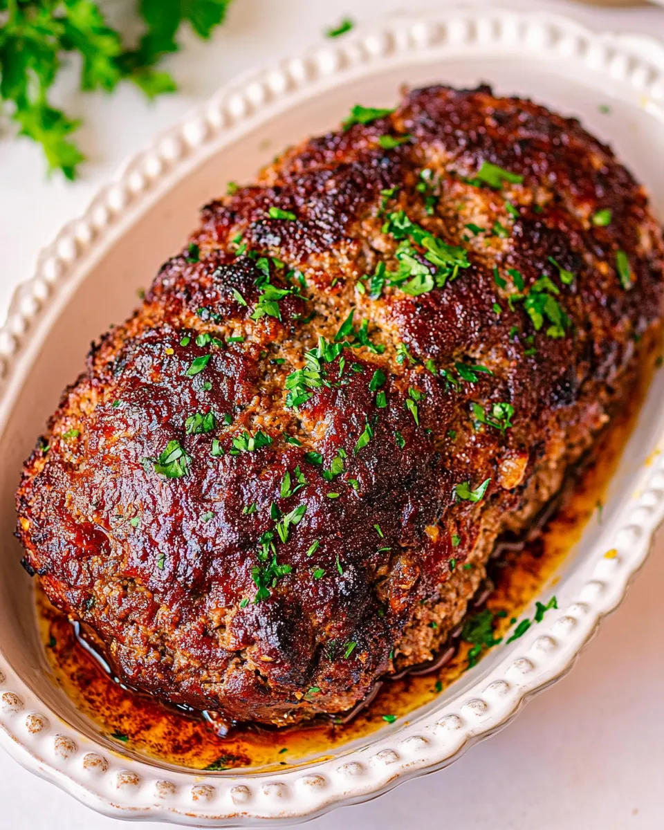 Easy Air Fryer Meatloaf dish photo