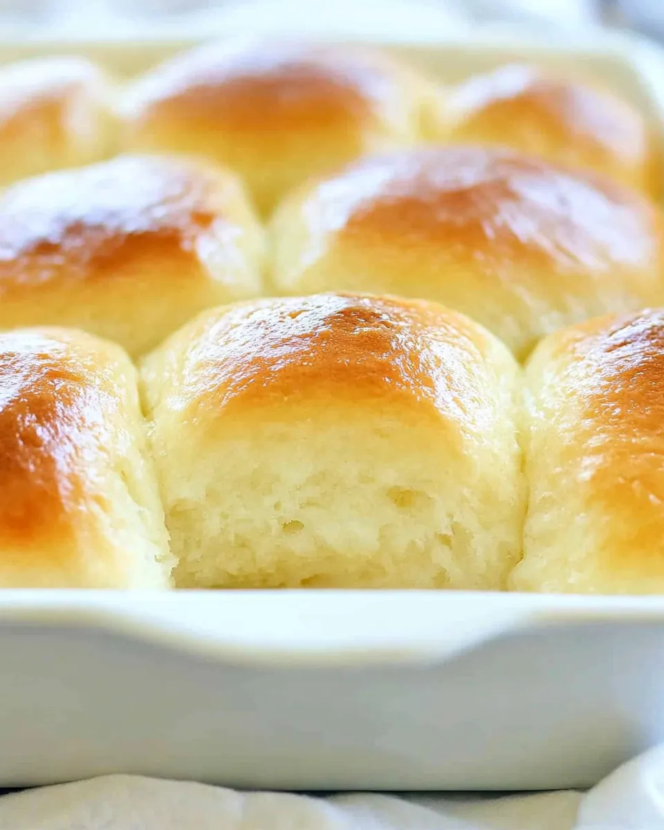 Easy Amish Potato Dinner Rolls recipe photo