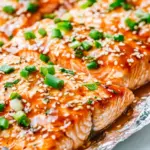 Homemade Asian Glazed Salmon in Foil photo