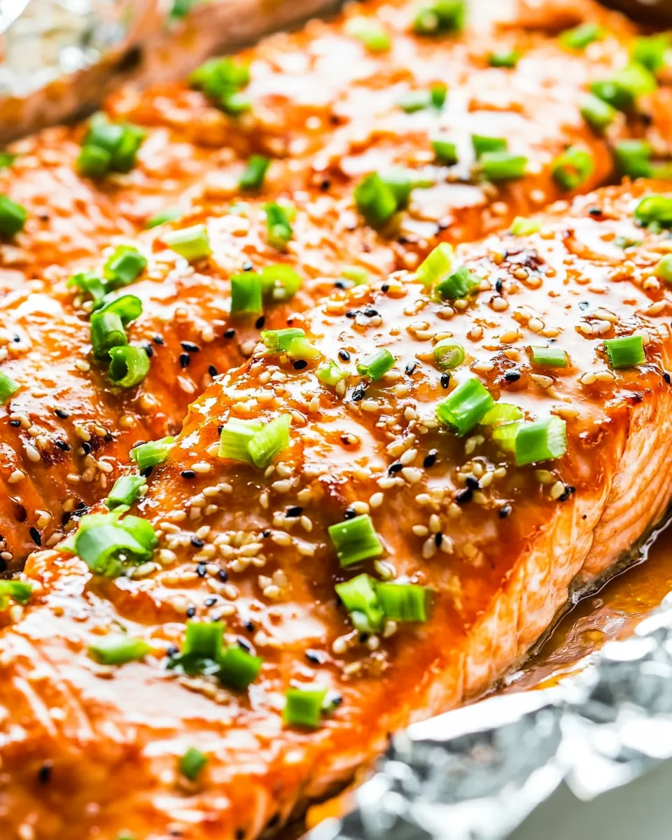 Best Asian Glazed Salmon in Foil shot