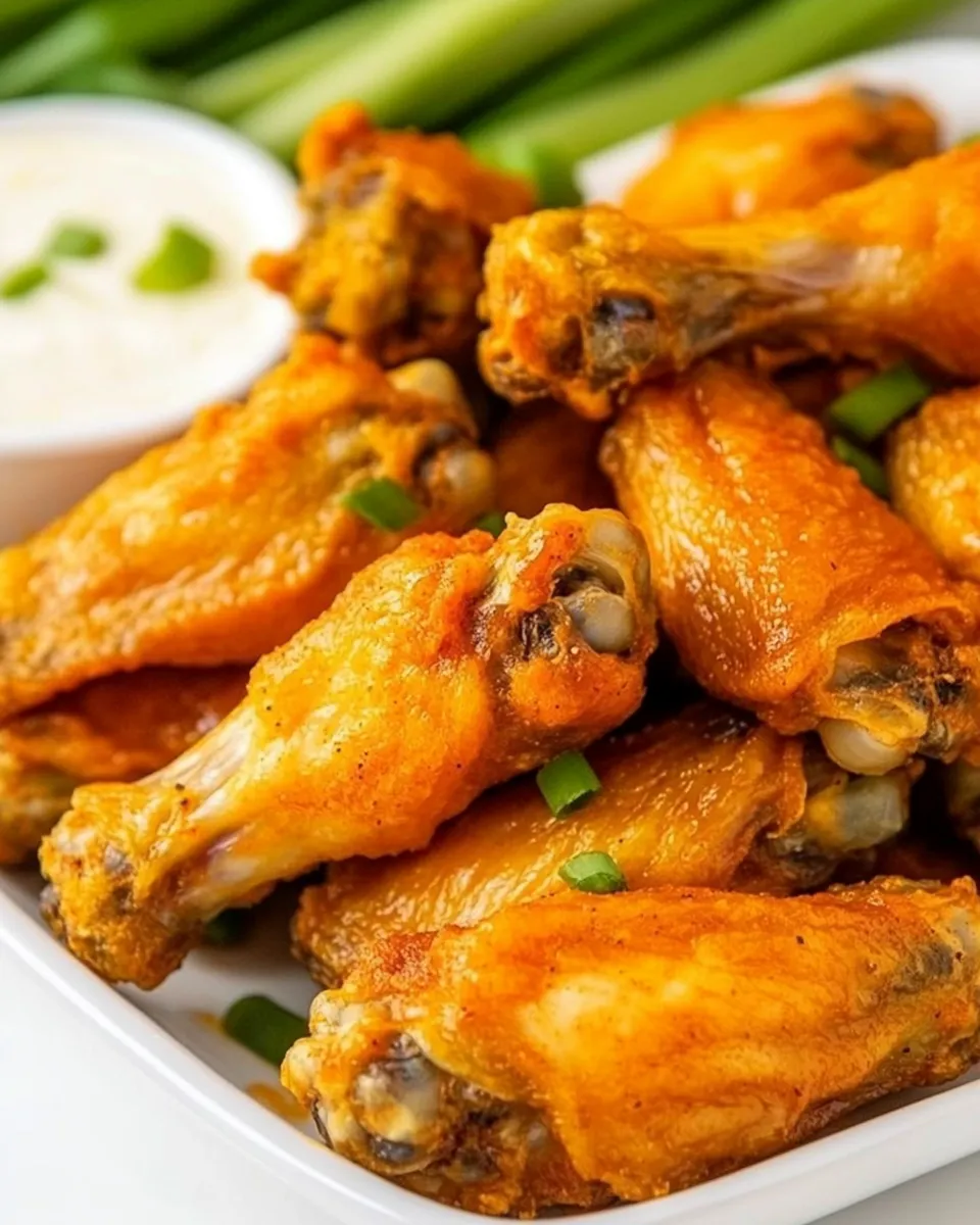 Delicious Baked Buffalo Wings image