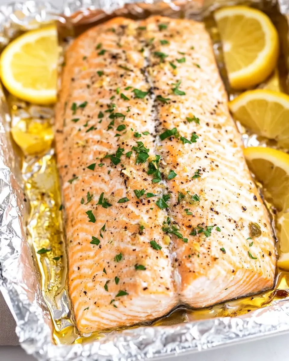 Easy Baked Salmon In Foil photo