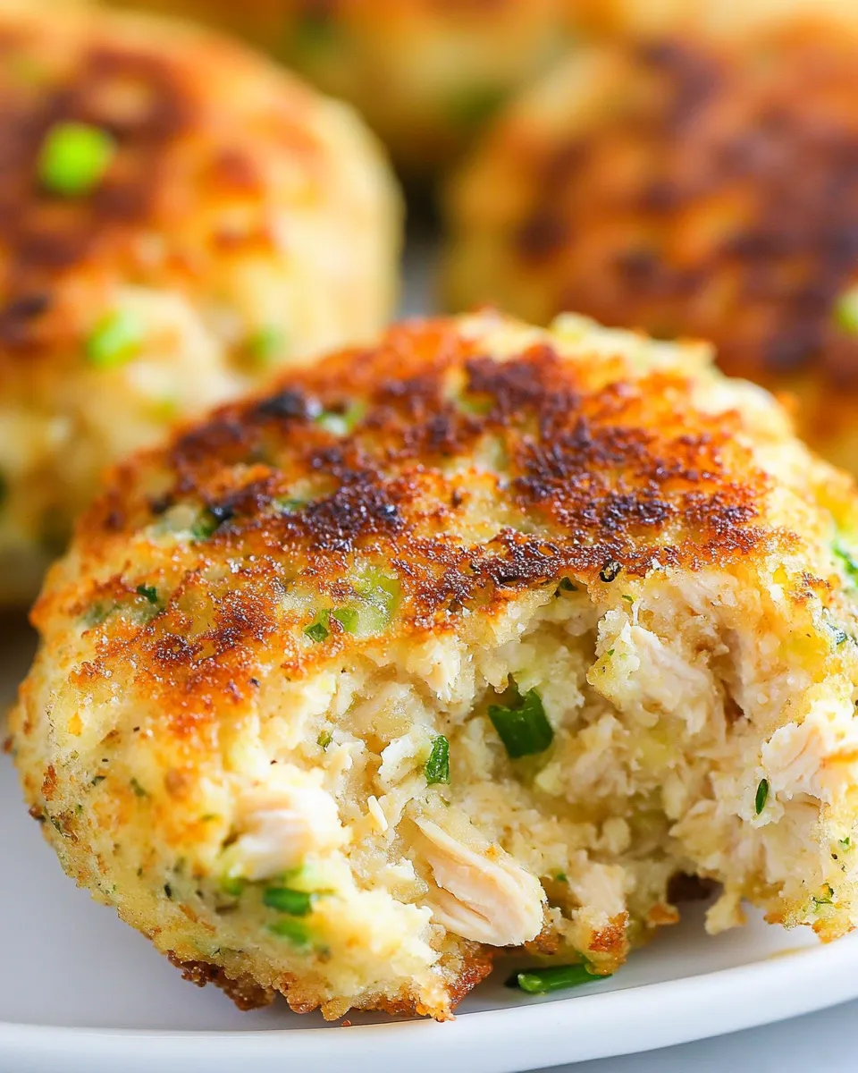 Delicious Chicken Patties (Easy Chicken Cakes) shot