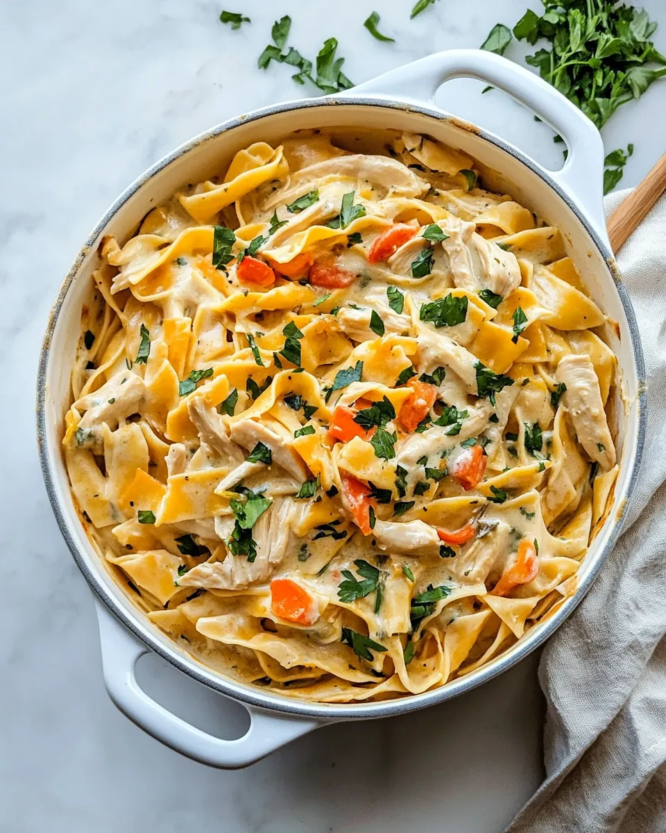 Easy Chicken Pot Pie Pasta photo