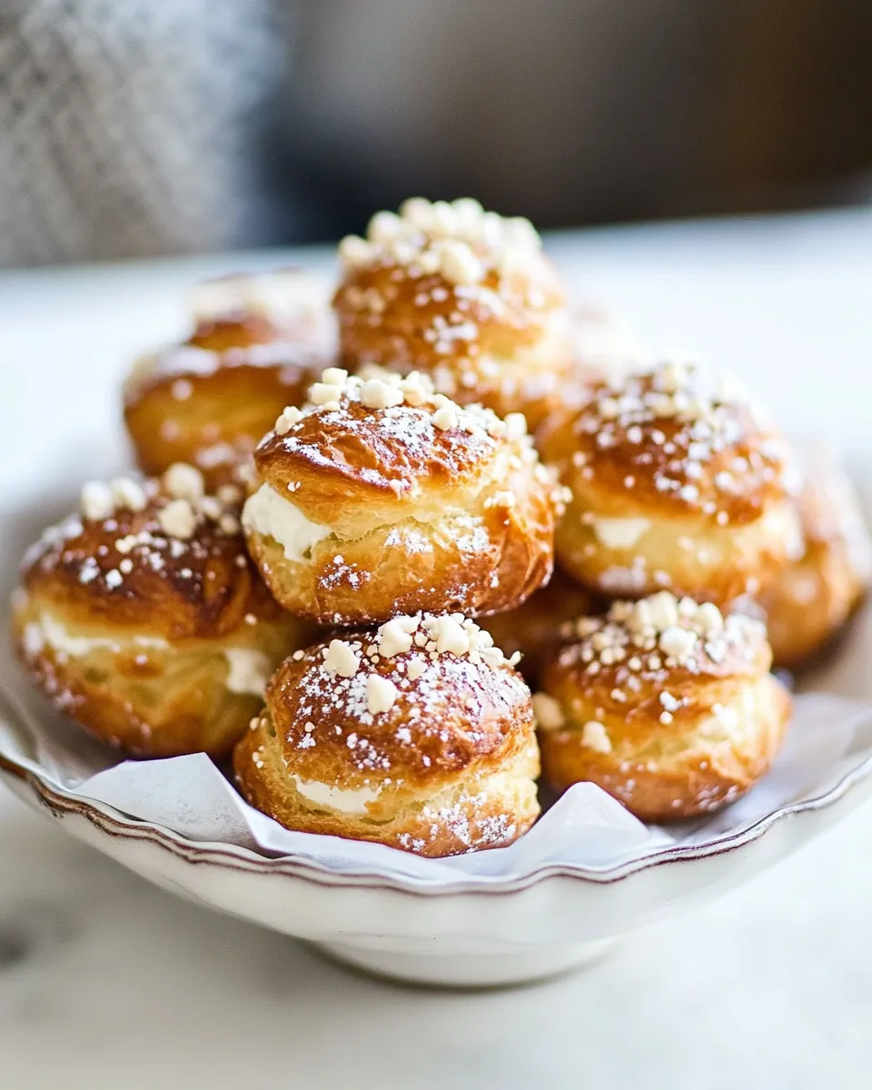 Classic Chouquettes: French Cream Puff Recipe image