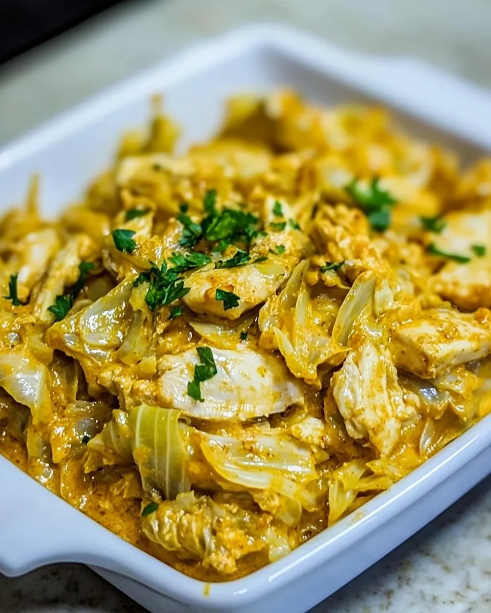 Homemade Creamy Cabbage and Chicken photo