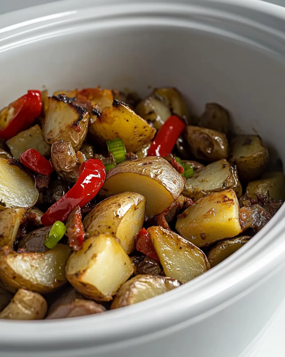 Savory Crock-Pot Breakfast Potatoes shot