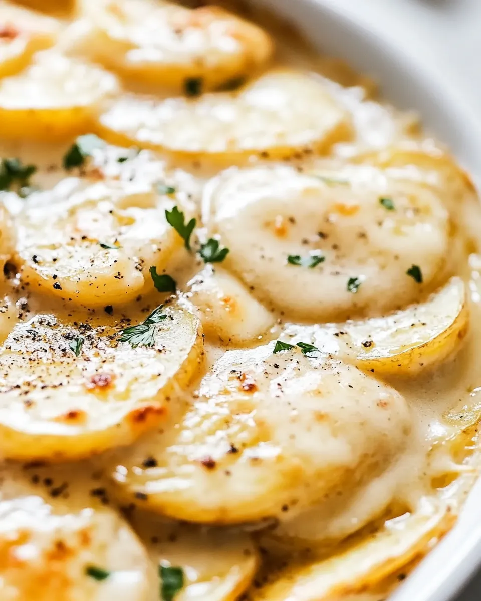 Homemade Crockpot Au Gratin Potatoes photo