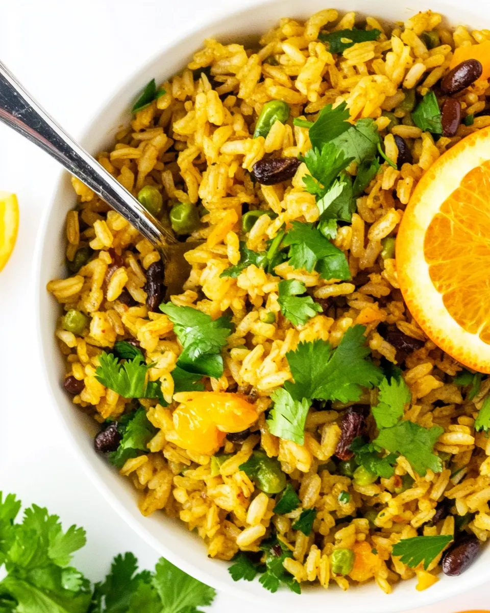 Easy Curried Rice Salad with Orange recipe photo