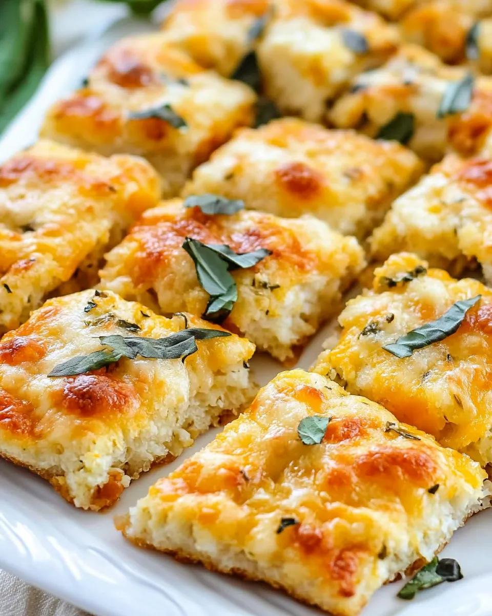 Homemade Easy Cheesy Cauliflower Breadsticks photo