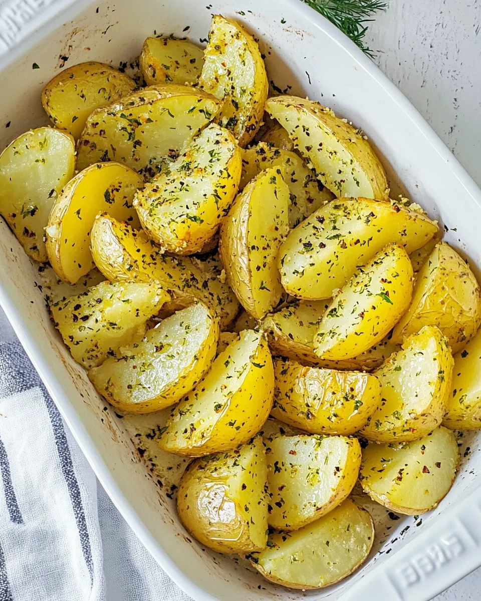 Easy Greek Potatoes recipe photo