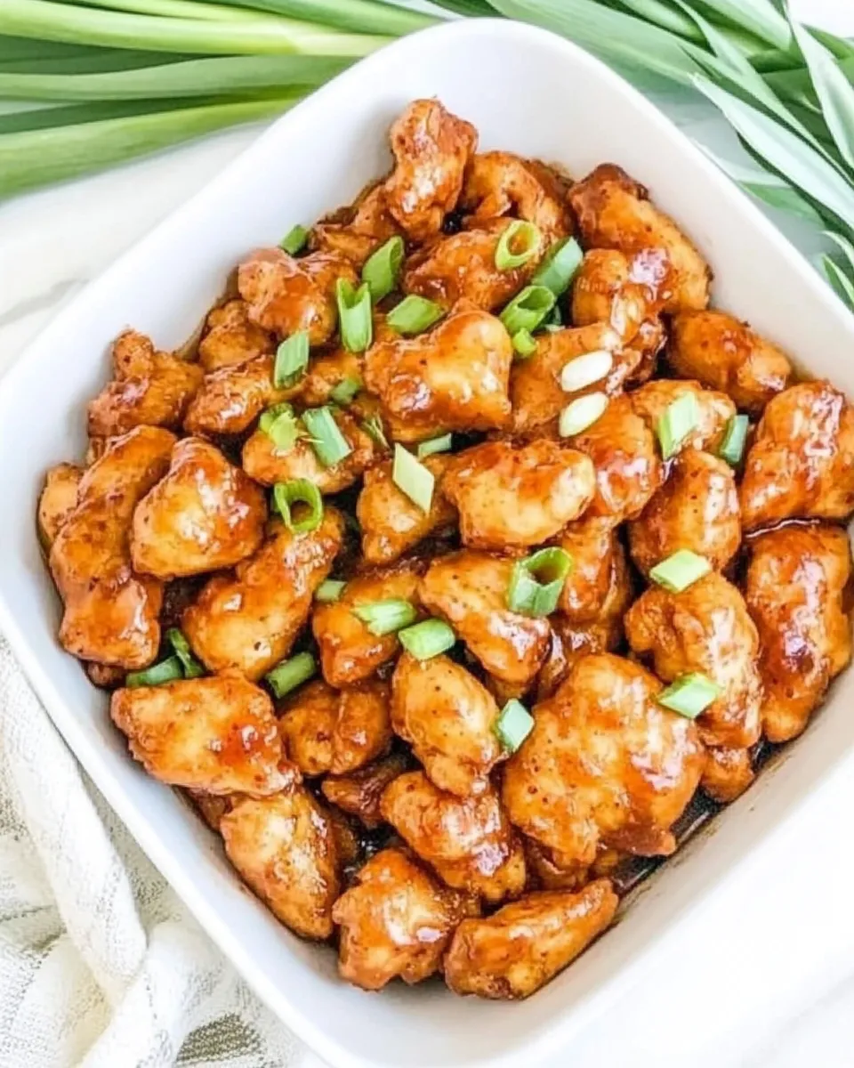 Easy Honey Chili Crisp Chicken Bites shot