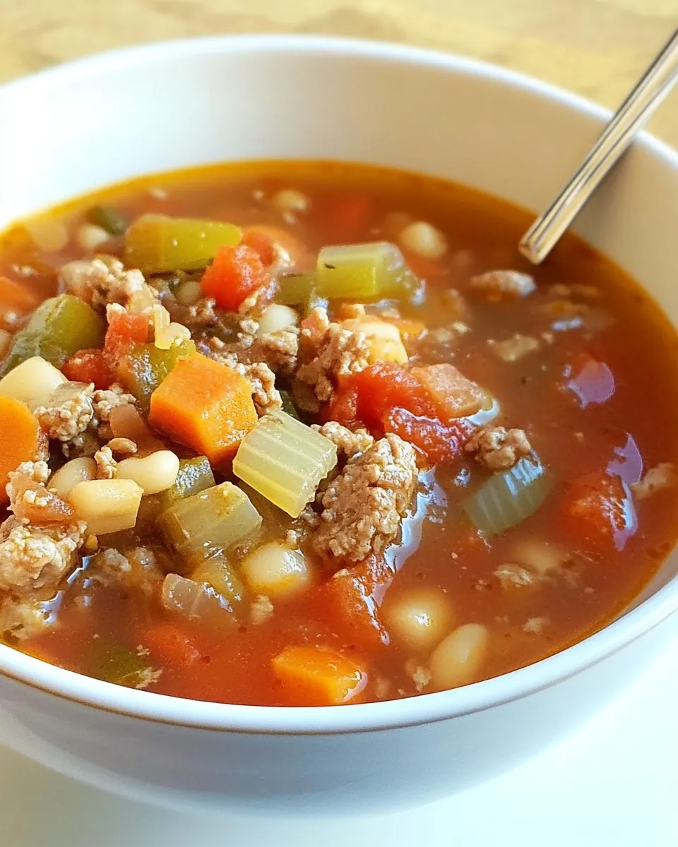 Easy Italian Sausage Vegetable Soup recipe photo