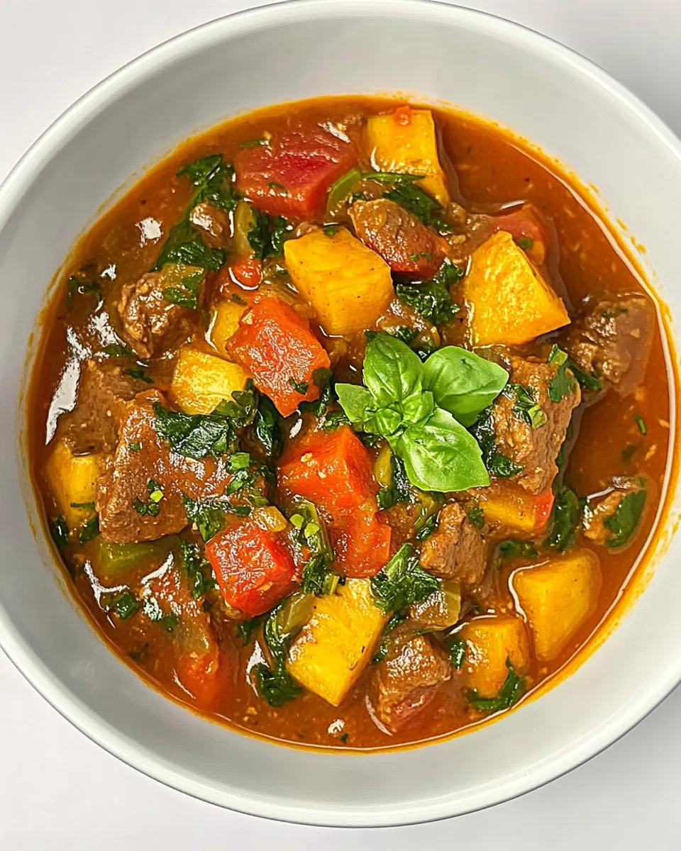Savory Jackfruit Stew (Vegan Beef Stew) dish photo