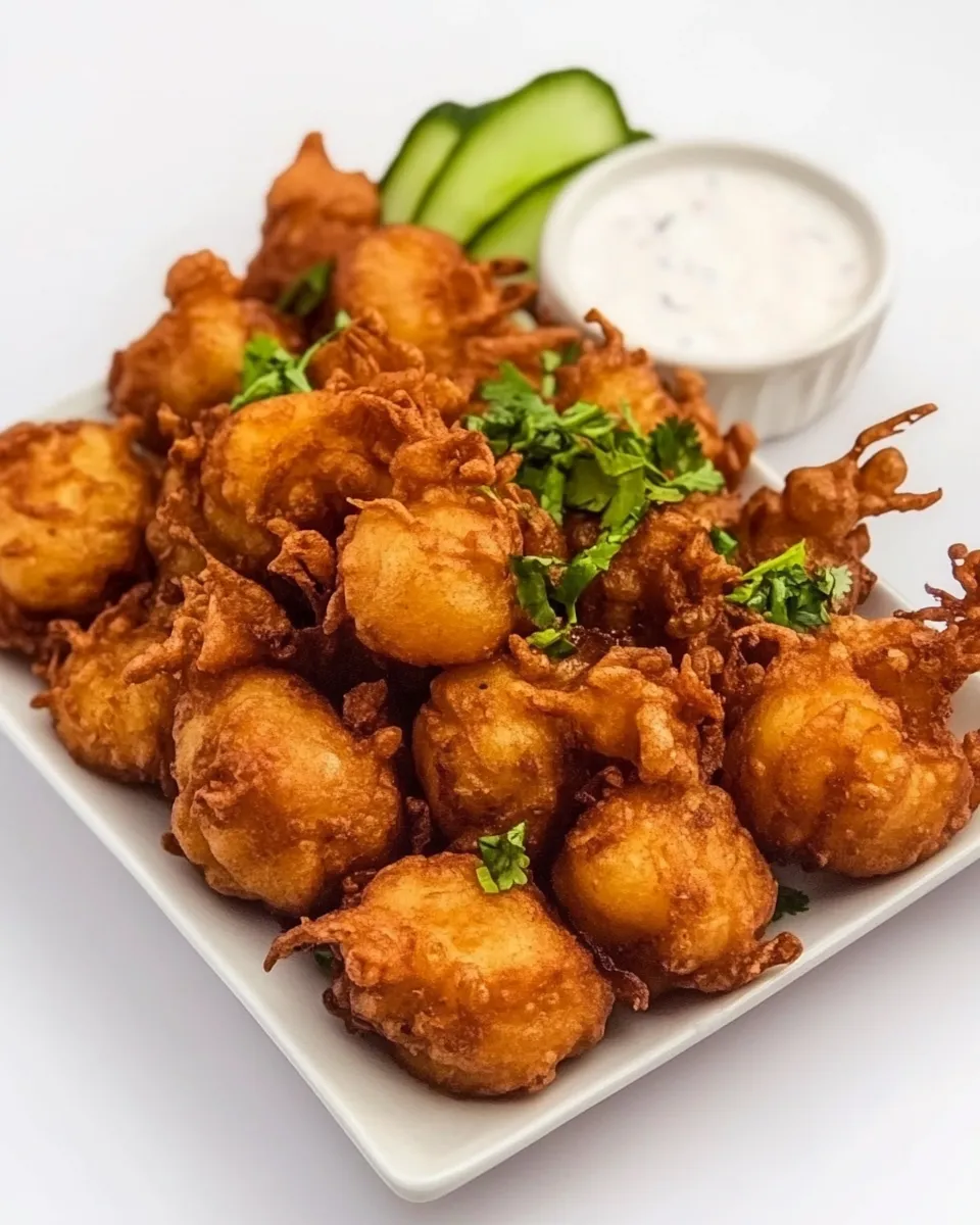 Tasty Kenyan Bhajia (Potato Fritters) shot