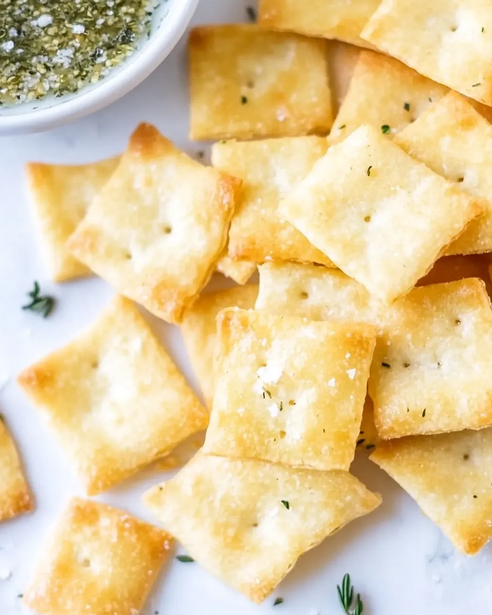 Easy Keto Crackers recipe photo