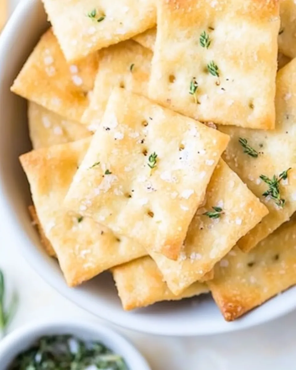 Savory Keto Crackers shot