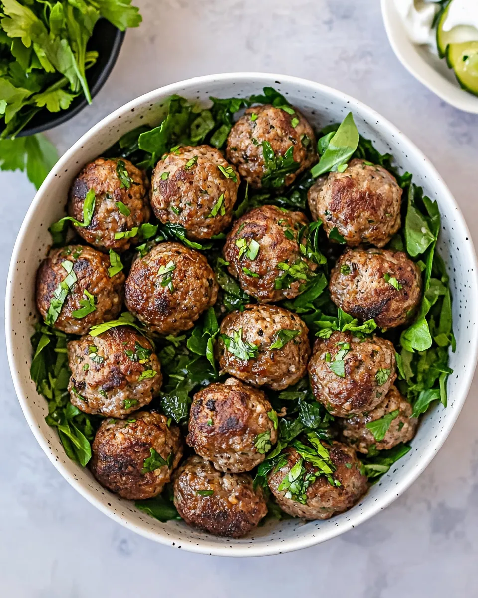 Classic Lamb Meatballs image