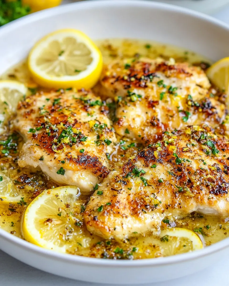Classic Lemon Chicken Recipe (with Lemon Butter Sauce) image