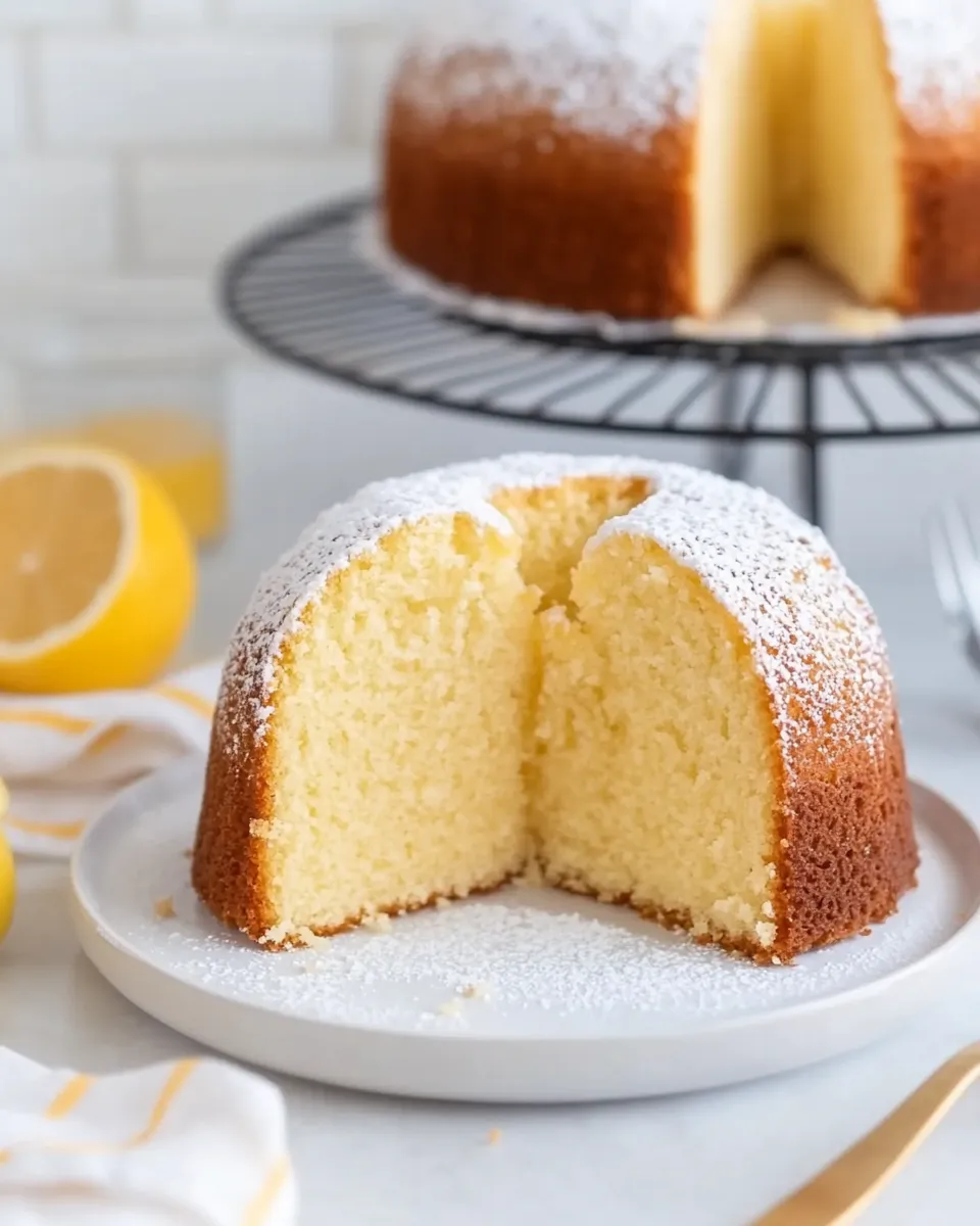 Classic Lemon Cream Cheese Pound Cake image