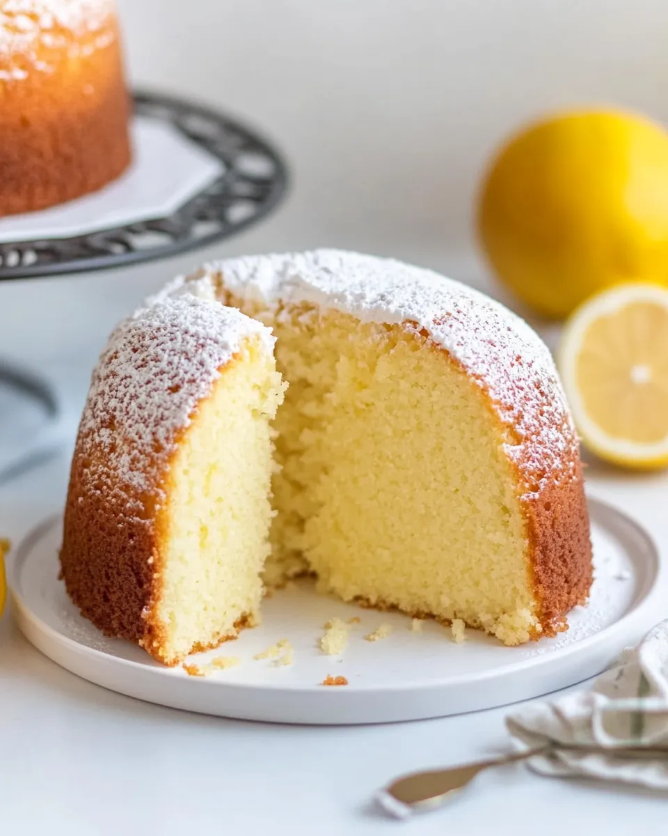 Easy Lemon Cream Cheese Pound Cake recipe photo