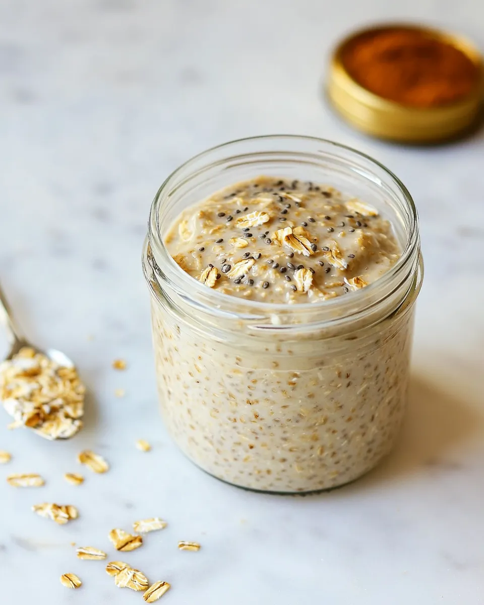 Easy Low-Calorie Overnight Oats recipe photo