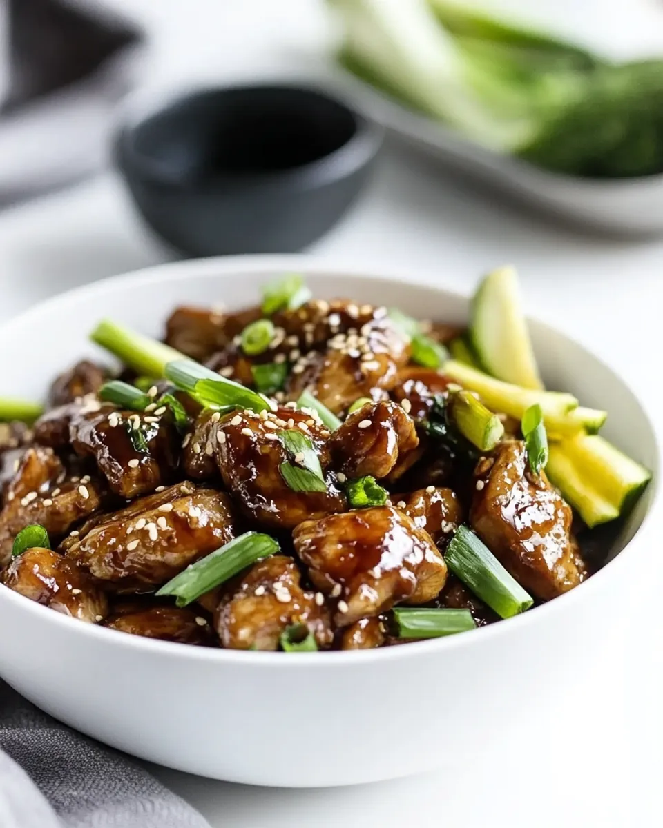 Savory Low Carb Keto Chicken Teriyaki recipe photo