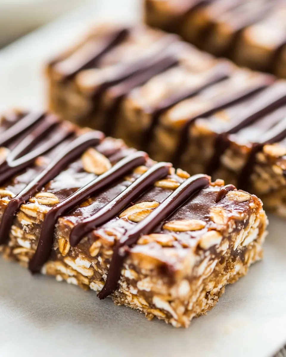 Homemade No-Bake Samoas Cookie Granola Bars photo