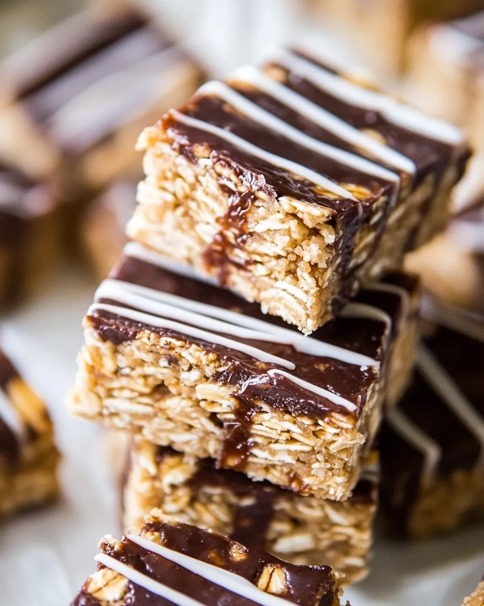 Easy No-Bake Samoas Cookie Granola Bars image