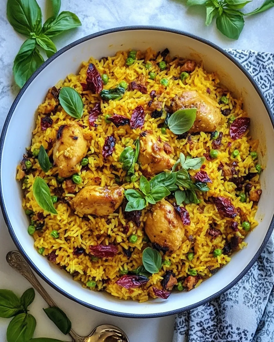 Delicious One-Pot Chicken Biryani shot