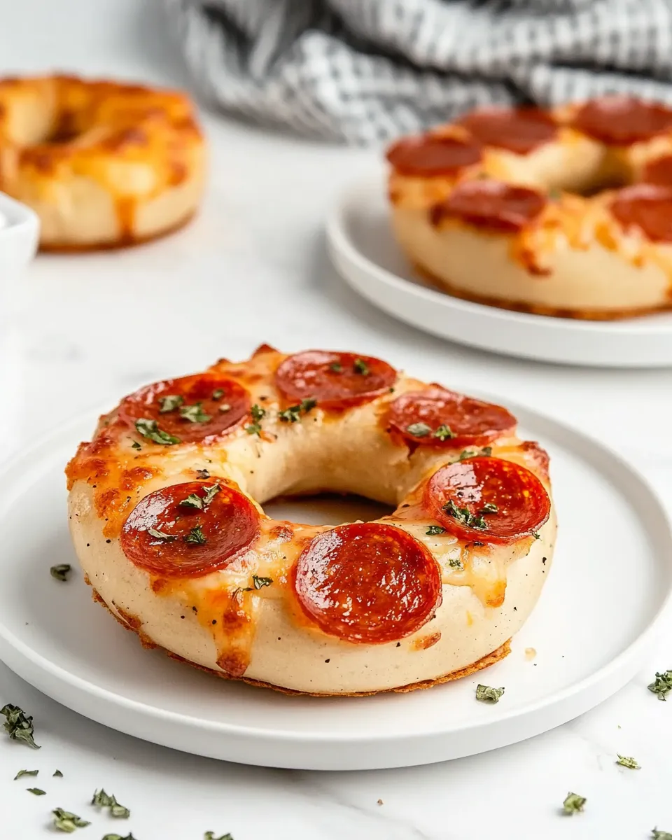 Homemade Pizza Bagels in Air Fryer photo