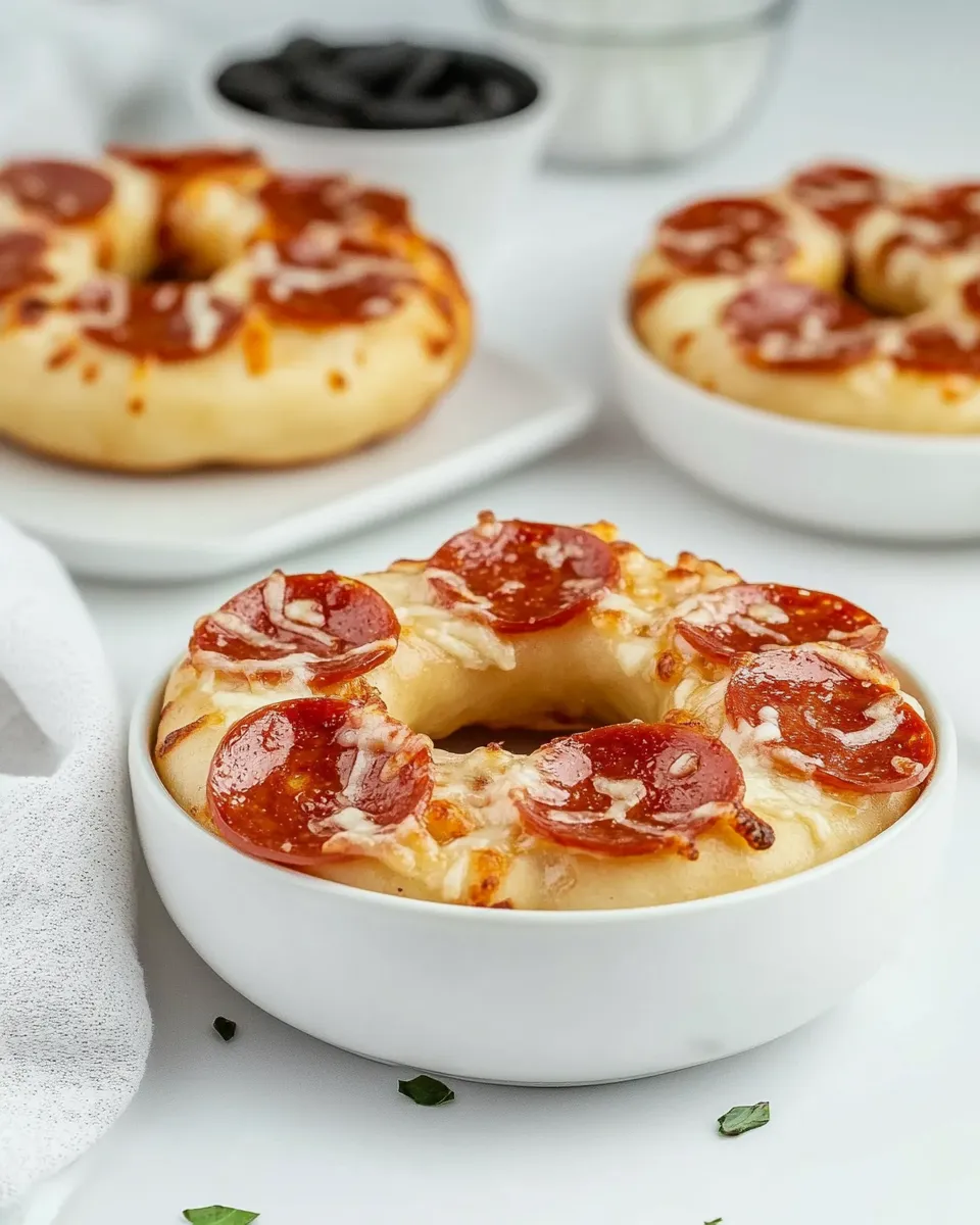 Classic Pizza Bagels in Air Fryer image