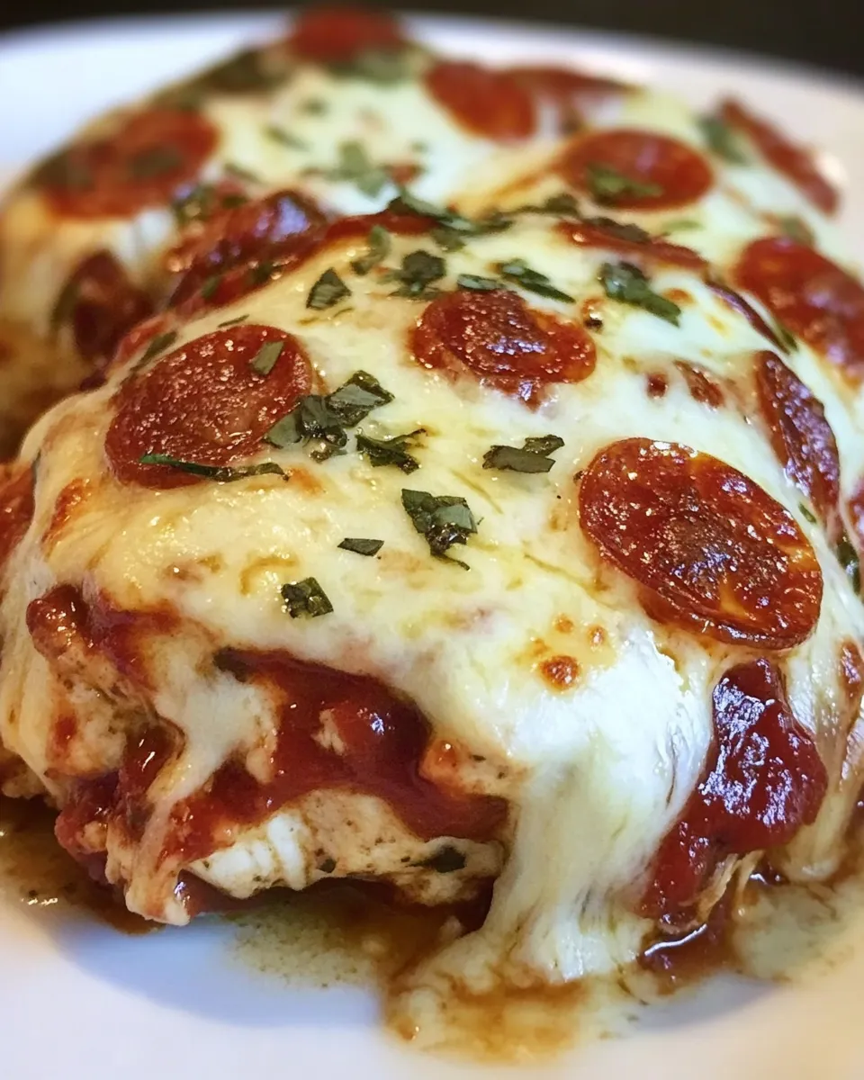 Delicious Pizza Smothered Chicken image