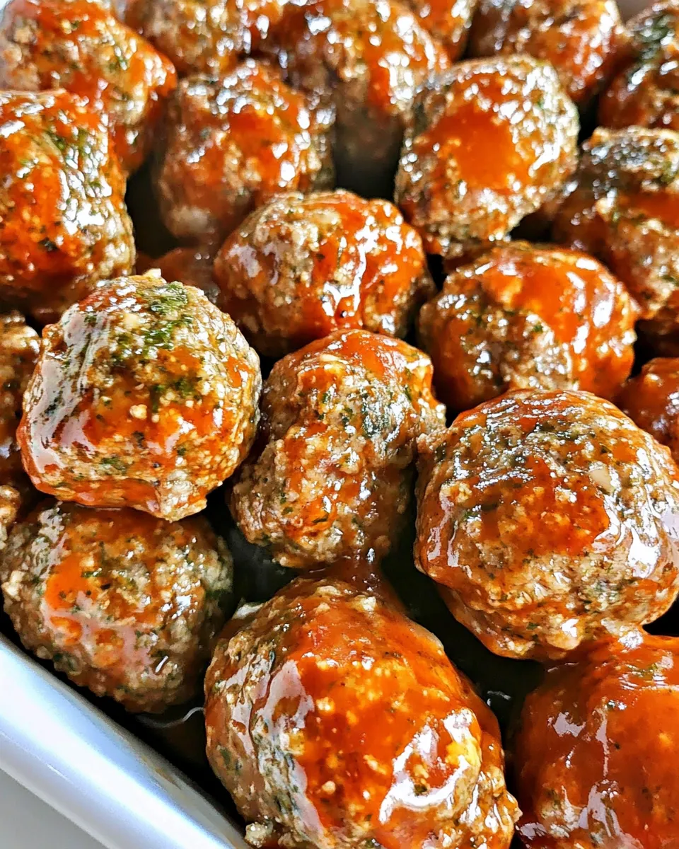 Delicious Sheet Pan Party Meatballs image