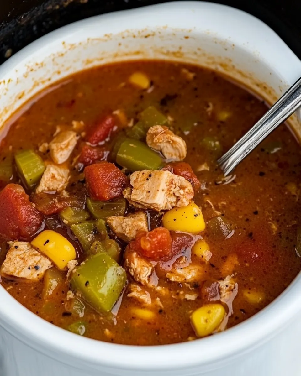 Homemade Slow Cooker Cajun Turkey Soup photo