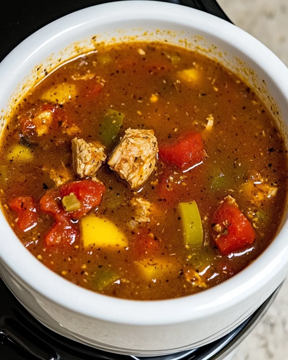 Classic Slow Cooker Cajun Turkey Soup image