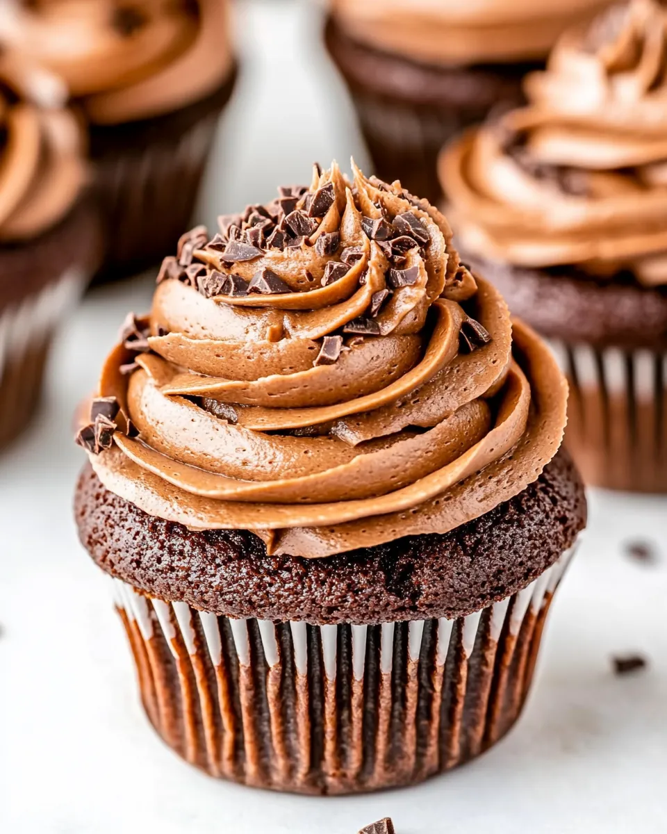 Homemade Small Batch Chocolate Cupcakes photo