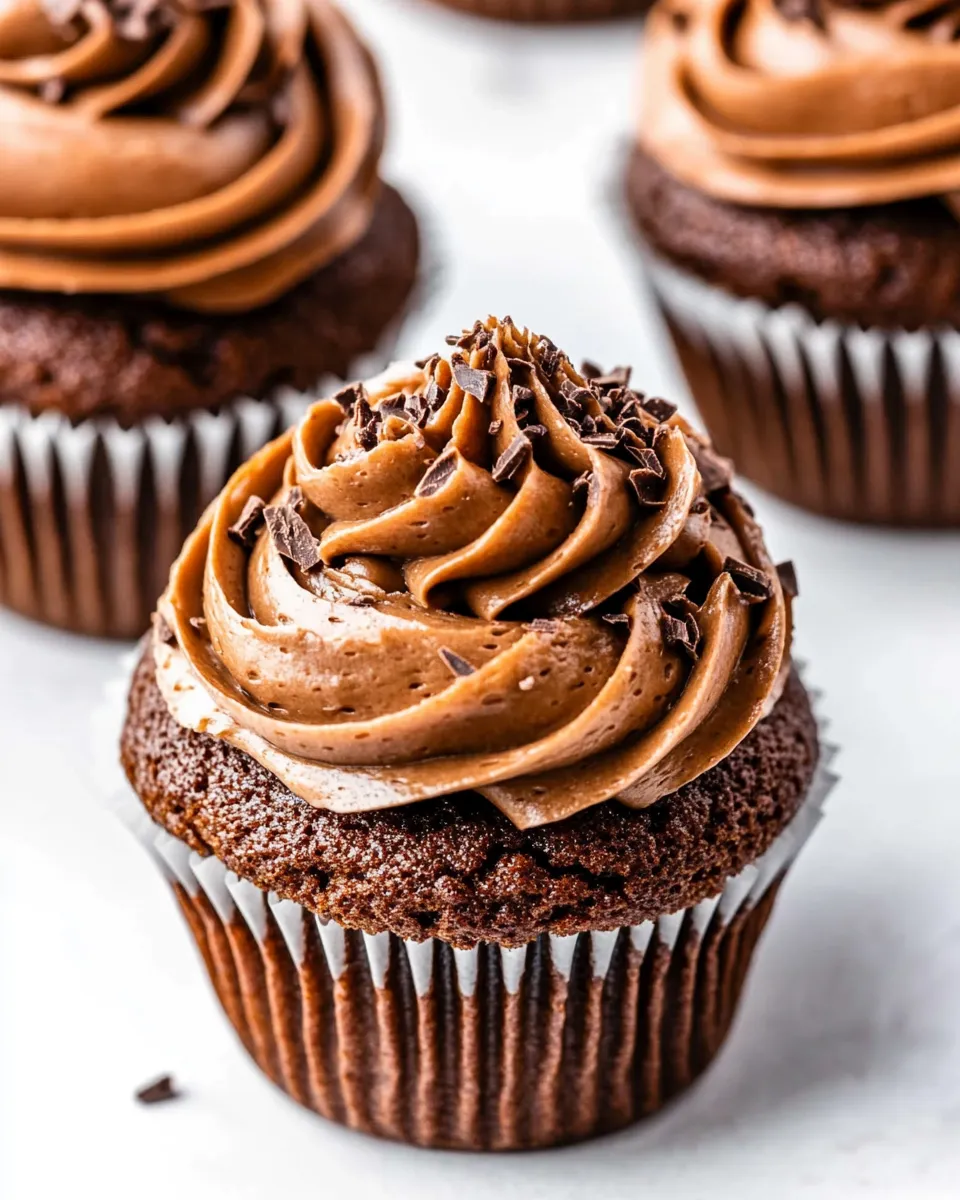Delicious Small Batch Chocolate Cupcakes image