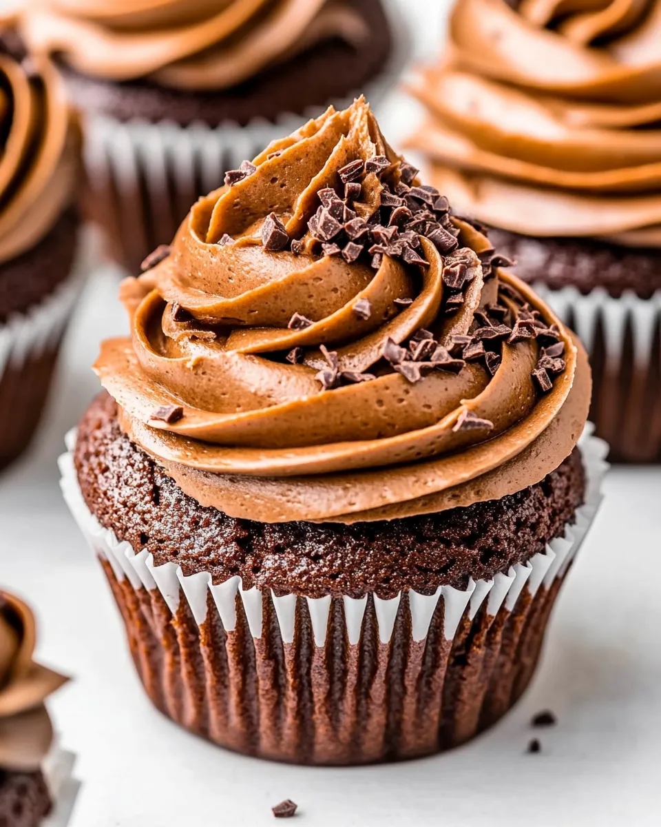 Quick Small Batch Chocolate Cupcakes shot