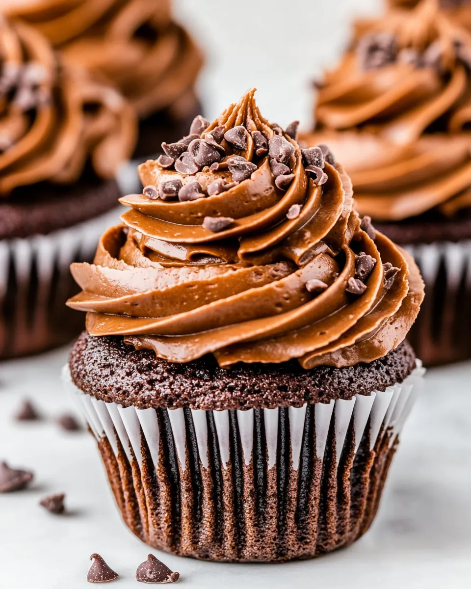Tasty Small Batch Chocolate Cupcakes recipe photo