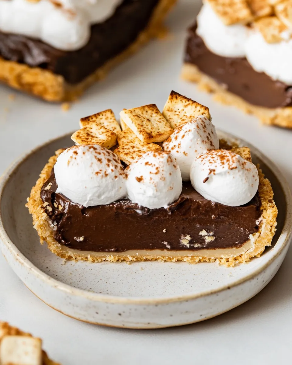 Classic Smores Pie (No-Bake!) recipe photo
