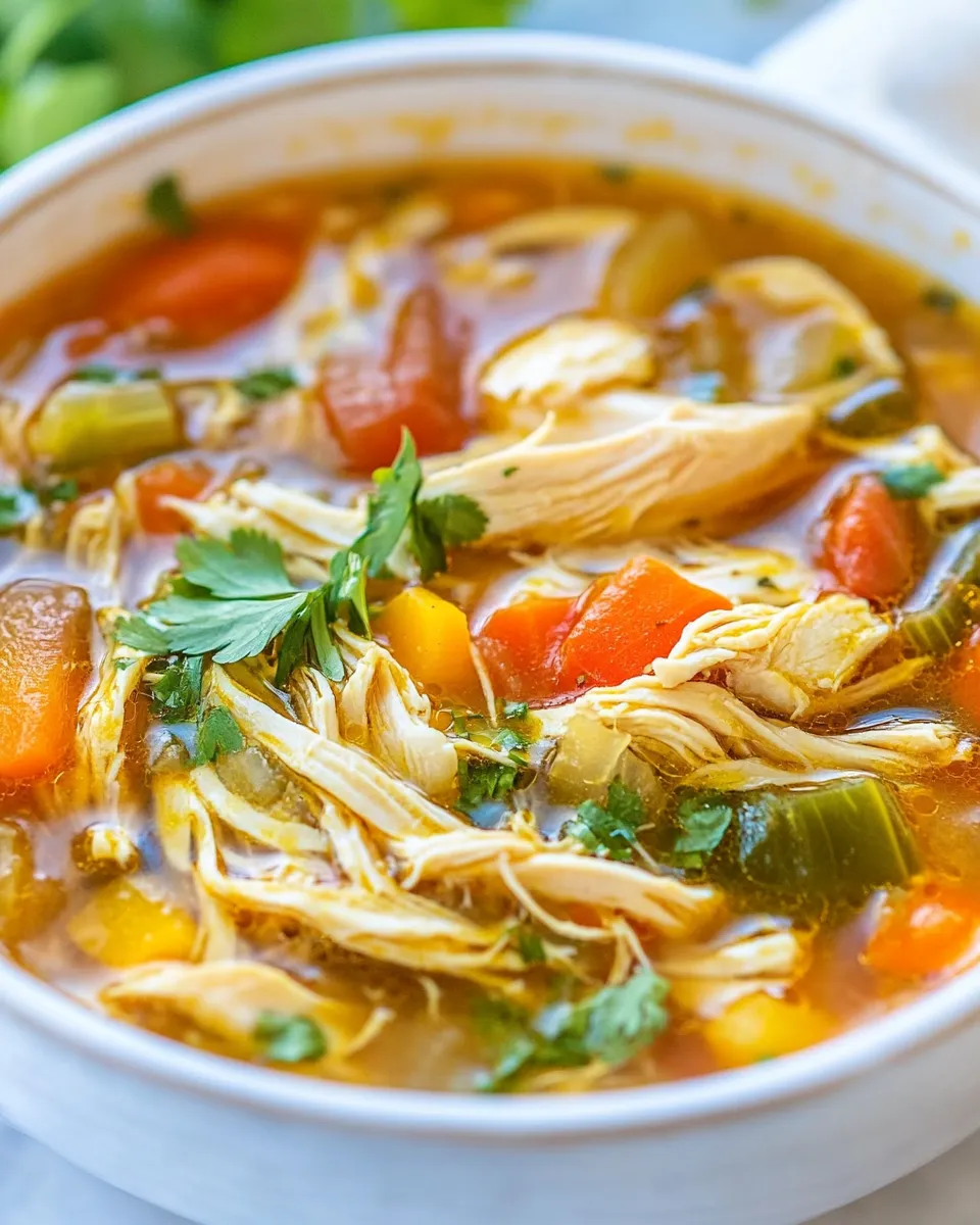 Homemade Southwest Chicken Soup (Detox) photo