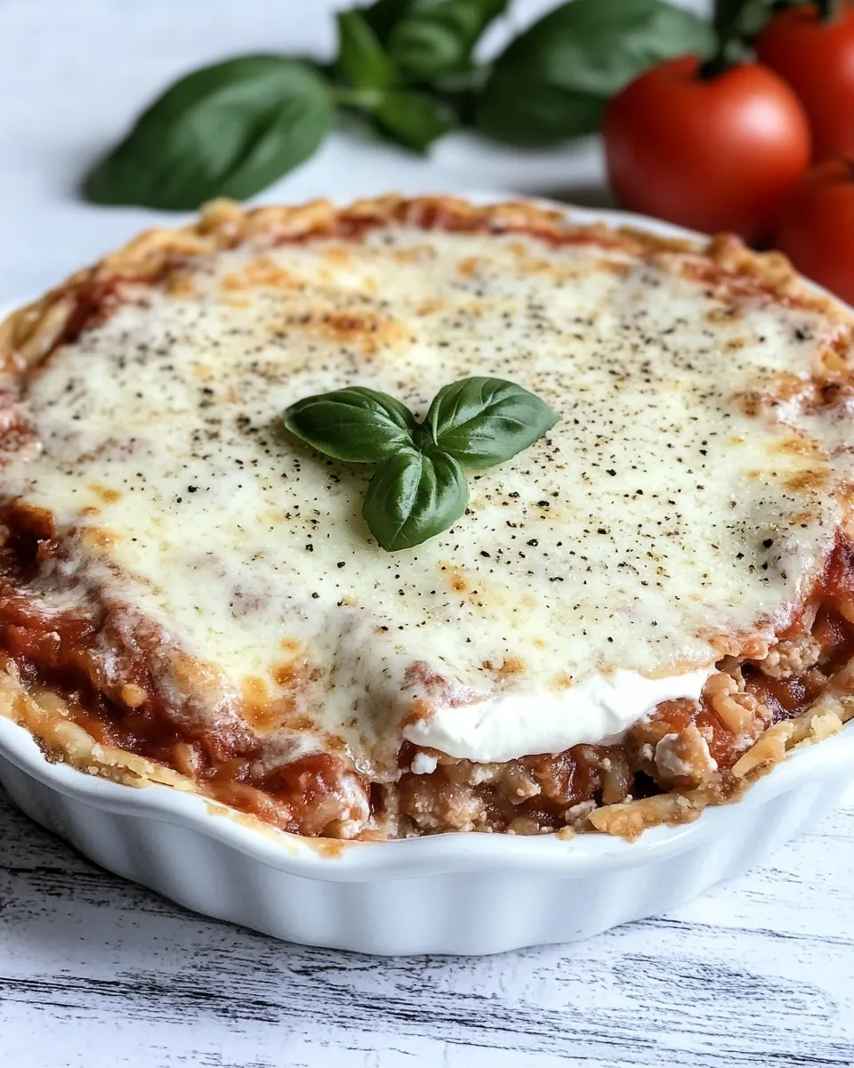 Homemade Spaghetti Pie with Sour Cream photo