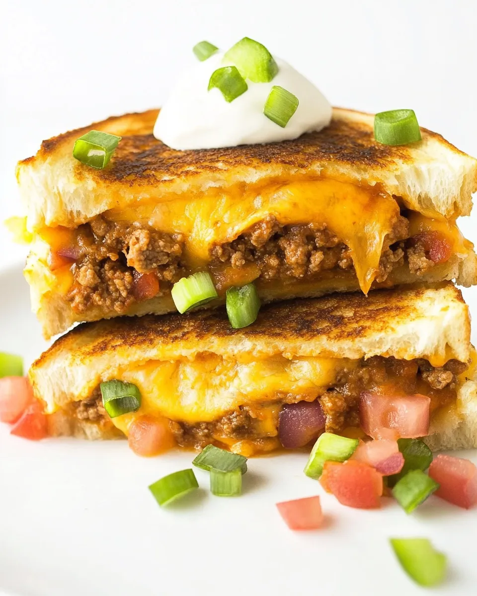 Easy Taco Grilled Cheese recipe photo