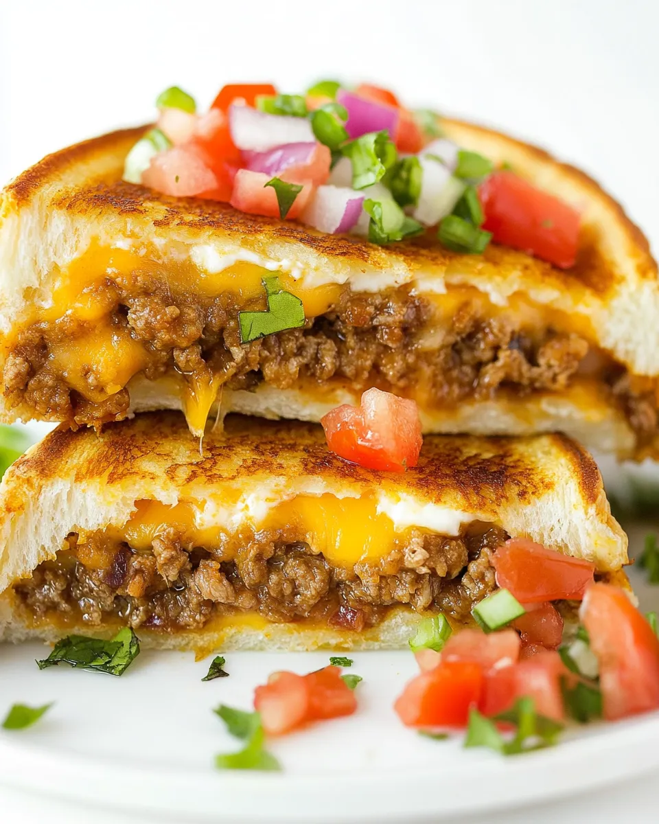 Delicious Taco Grilled Cheese dish photo