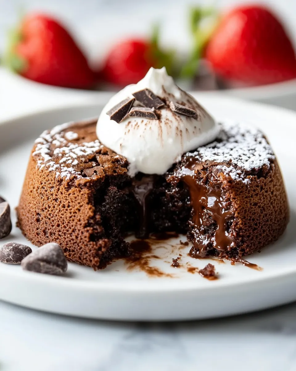Homemade The Best Keto Chocolate Lava Cakes photo