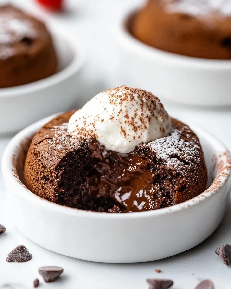 Delicious The Best Keto Chocolate Lava Cakes image