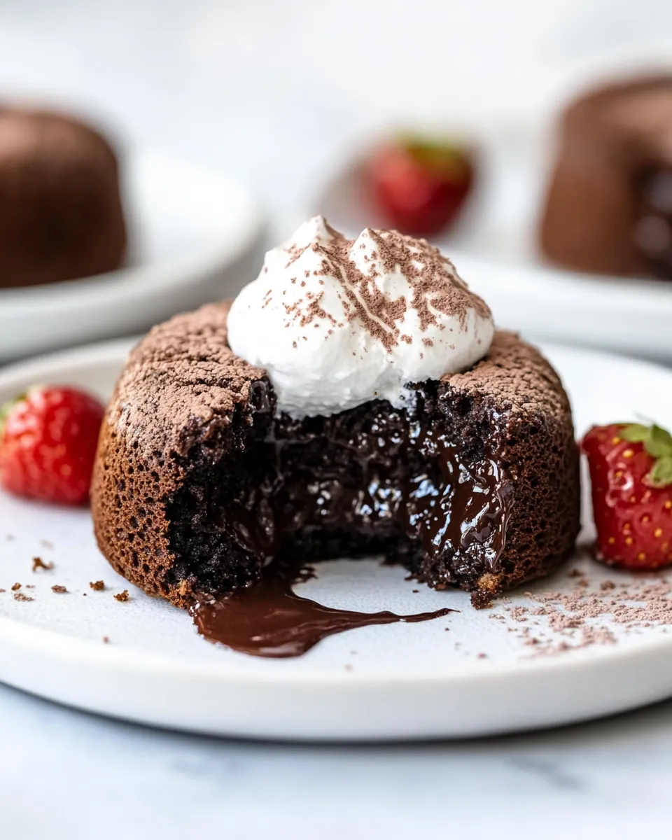 Easy The Best Keto Chocolate Lava Cakes recipe photo