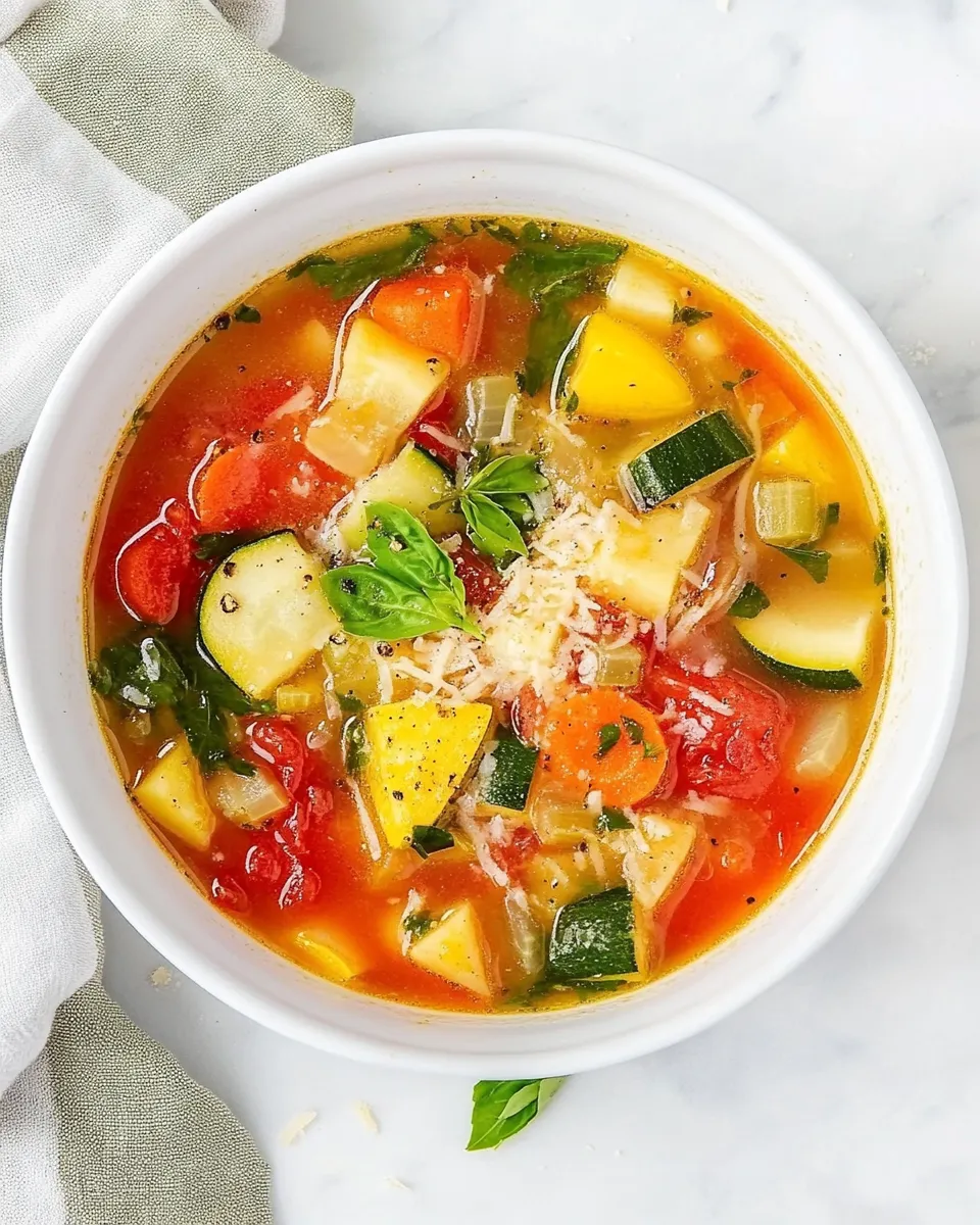 Easy Tuscan Vegetable Soup recipe photo