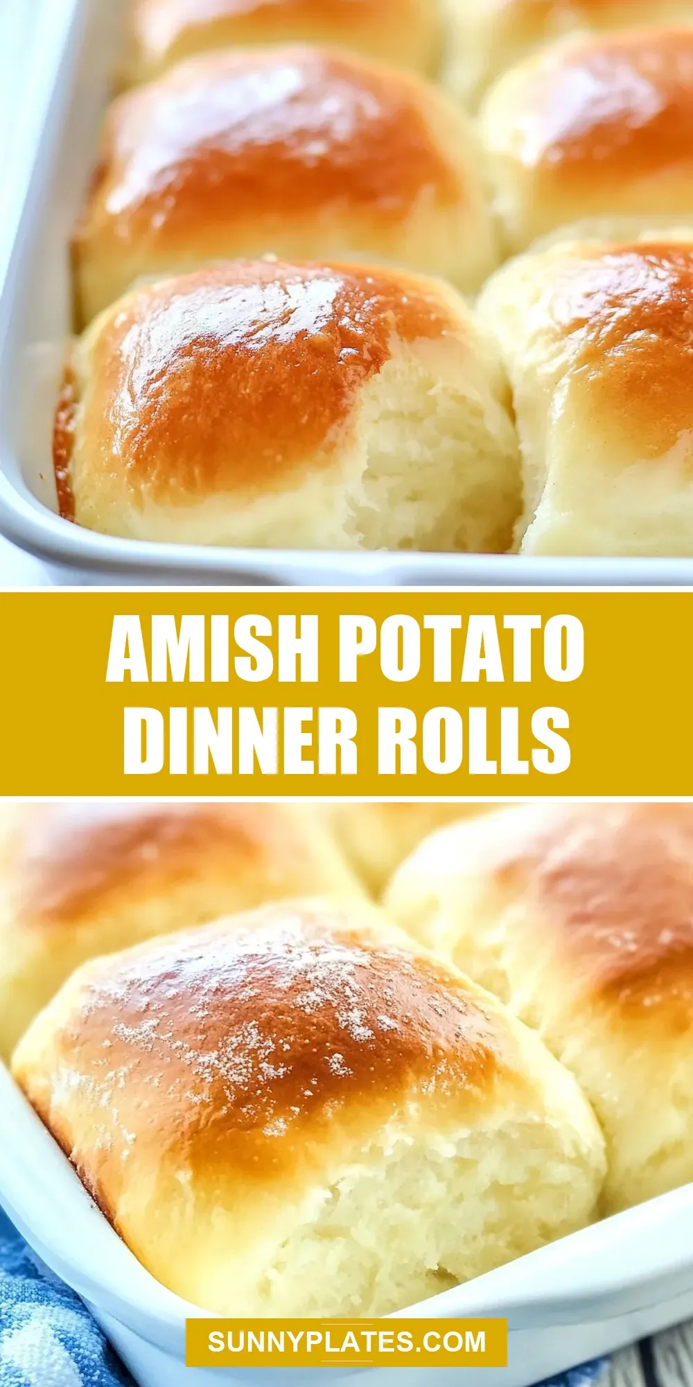 The Best Amish Potato Dinner Rolls Ever
